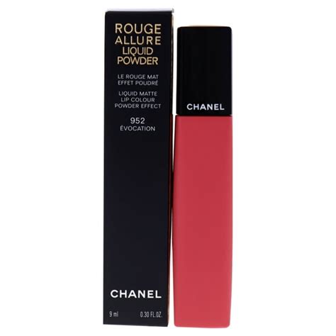 chanel 952 evocation|Chanel To Launch Rouge Allure Liquid Powder Matte Lipstick.